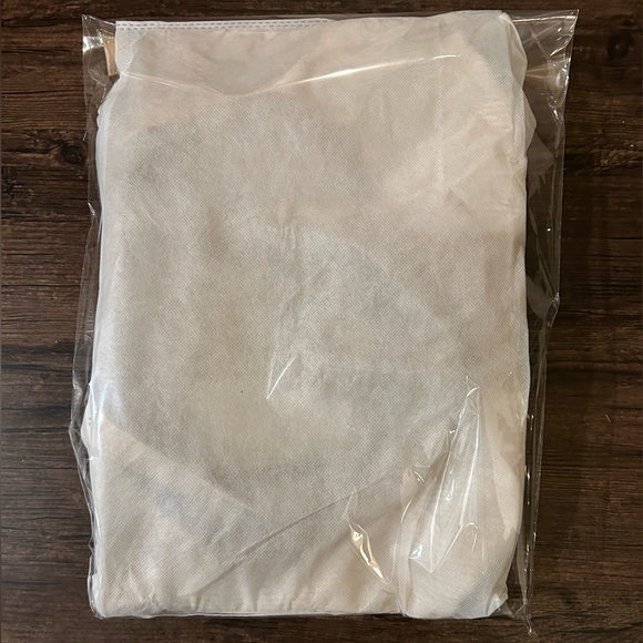 *New* Quilted Shoulder Bag/Tote Bag W/ Zipper - Tan and Beige - Picture 6 of 7